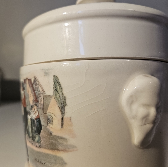 Sarreguemines Obernai Foie Gras Terrine Alsatian France Antique - Picture 7 of 11